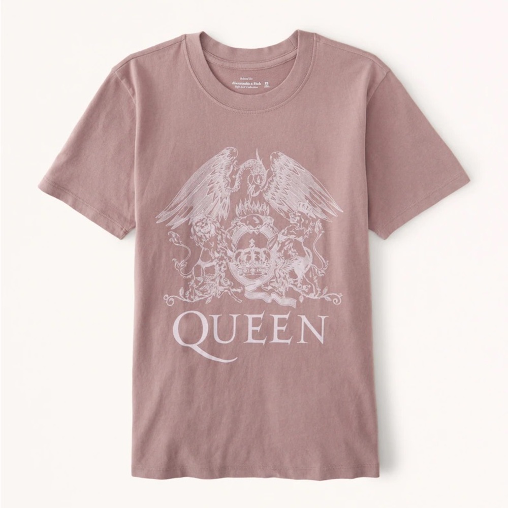 Abercrombie Queen Relaxed Band Tee